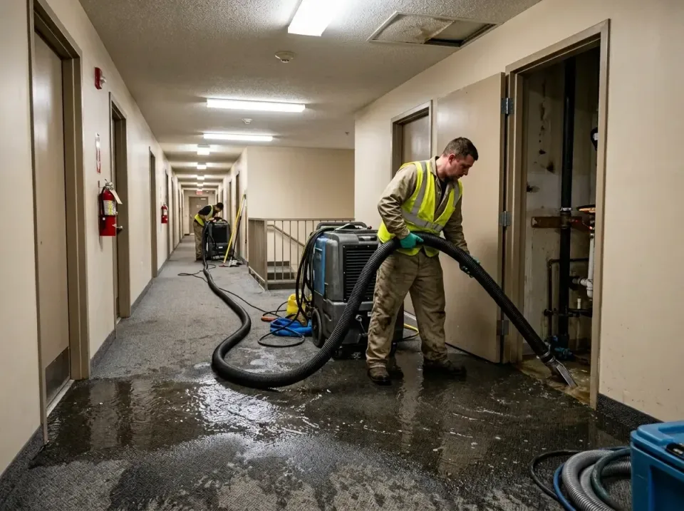 multi-unit-apartment-hallway-f-005 — frequently asked questions, Emergency Burst Pipe Water Extraction & Removal in Glasgow…